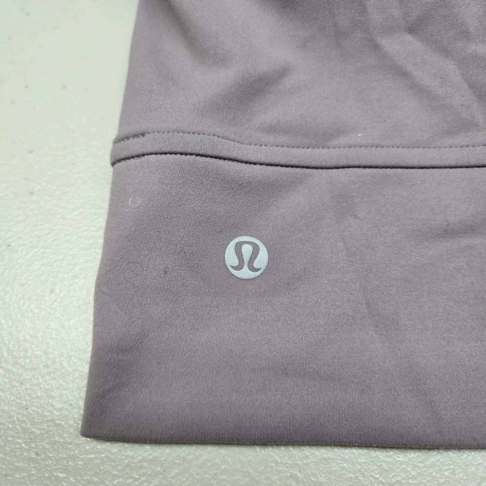 Lululemon Women Bra 6 Lavender Align Tank Gray Bralette Wireless Spaghetti
